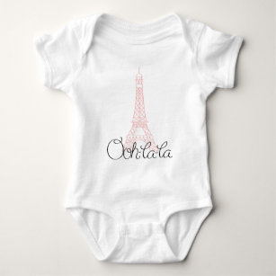Ooh la la Eiffel Tower Baby Bodysuit