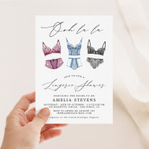 Lingerie Bridal Shower Panty Game Size Insert