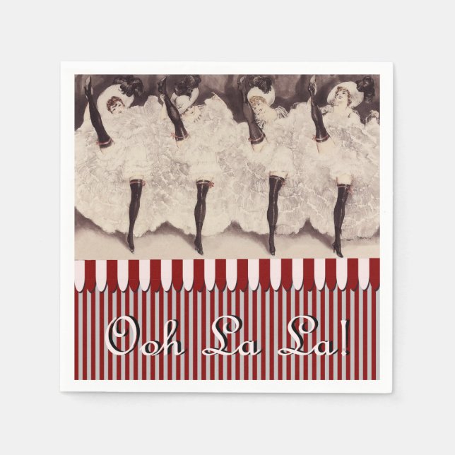 Ooh La La! Paper Napkins (Front)