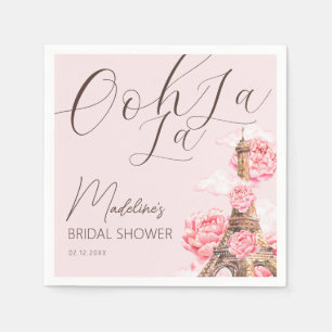 Ooh La La Paris Bridal Shower Napkins