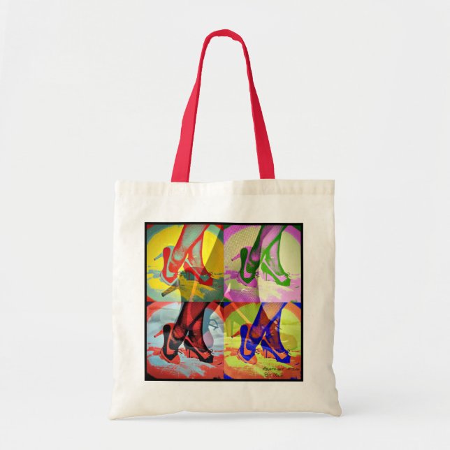 ooh la la shoes tote bag (Front)