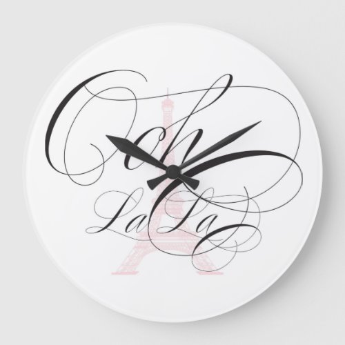 Ooh La La wall clock