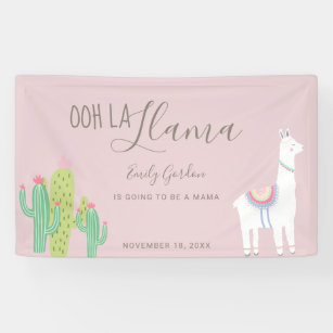llama baby shower decorations