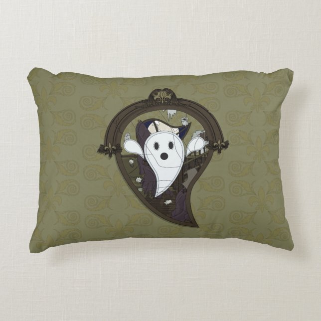 Ooh the Ghost Accent Pillow (Front)