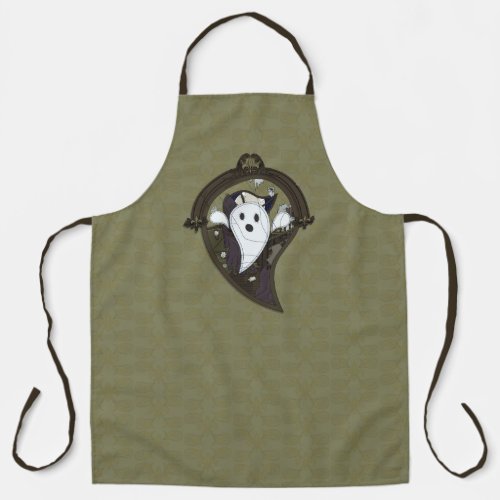 Ooh the Ghost All_Over Print Apron