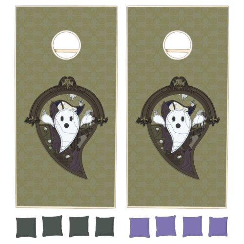 Ooh the Ghost Cornhole Set