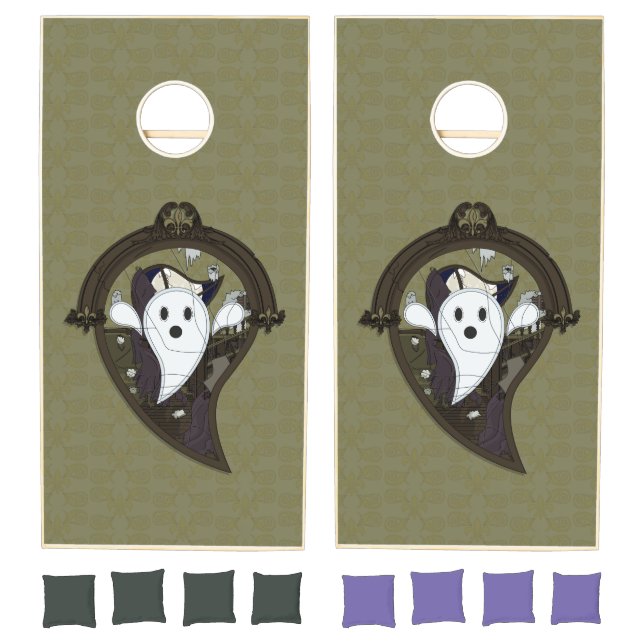 Ooh the Ghost Cornhole Set (Set)