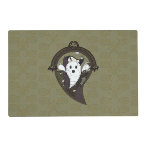 Ooh the Ghost Laminated Place Mat