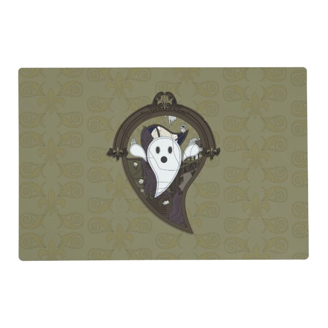 Ooh the Ghost Laminated Place Mat (Front)