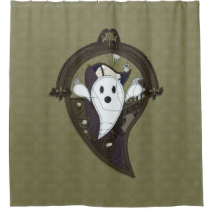 Ooh the Ghost Shower Curtain