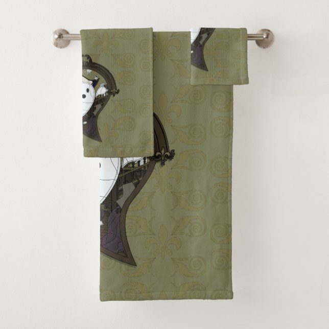 Ooh the Ghost Towel Set (Insitu)