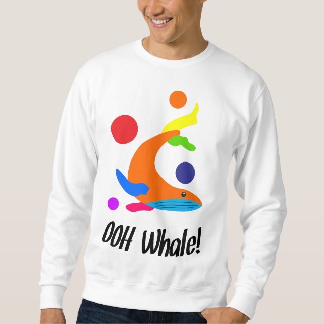 ooh whale sweatshirt (Front)