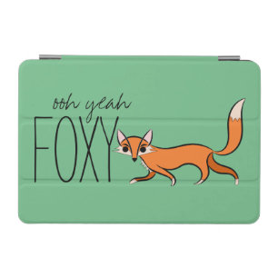 Ooh Yeah Foxy Cute Fox Slogan iPad Mini Cover