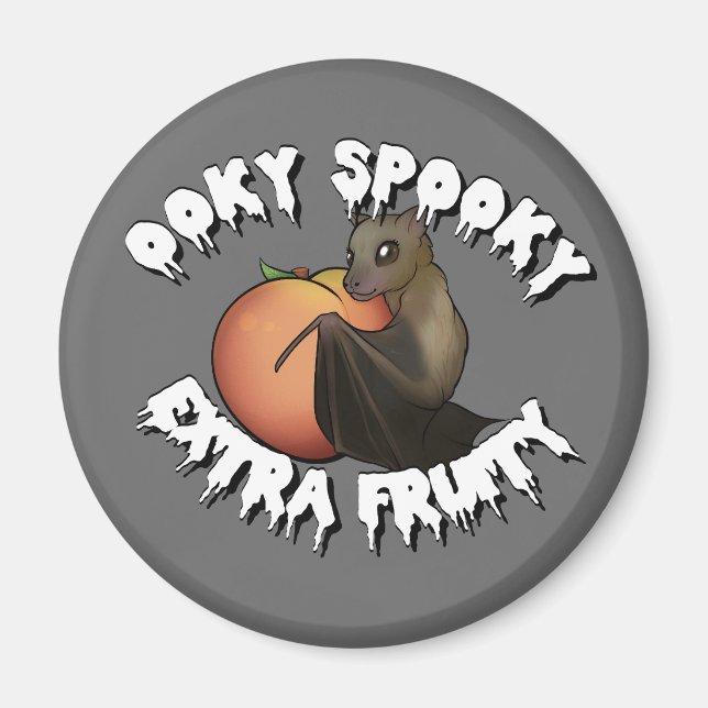 Ooky Spooky Bat Magnet (Front)