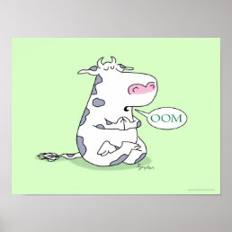 OOM COW poster by Sandra Boynton