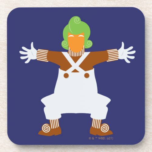 Oompa Loompa Arms Out Beverage Coaster