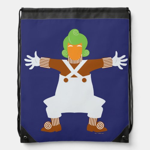 Oompa Loompa Arms Out Drawstring Bag