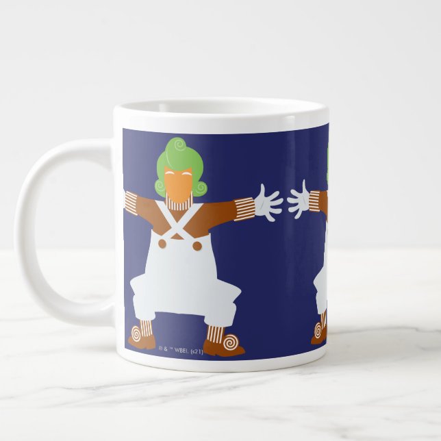 Oompa Loompa Arms Out Giant Coffee Mug (Left)