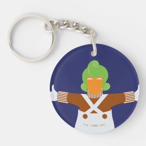 Oompa Loompa Arms Out Keychain