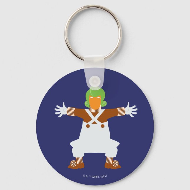 Oompa Loompa Arms Out Keychain (Front)