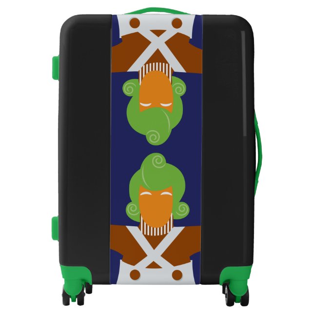 Oompa Loompa Arms Out Luggage (Front)