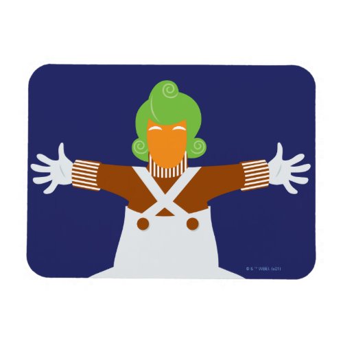 Oompa Loompa Arms Out Magnet