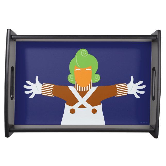 Oompa Loompa Arms Out Serving Tray (Front)