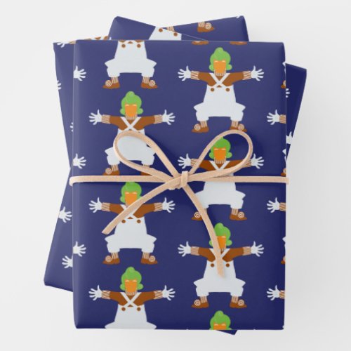 Oompa Loompa Arms Out Wrapping Paper Sheets