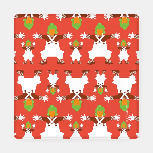 Oompa Loompa Dancing Pattern Coaster Set (Single)
