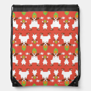 Oompa Loompa Dancing Pattern Drawstring Bag