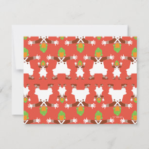 Oompa Loompa Dancing Pattern Note Card
