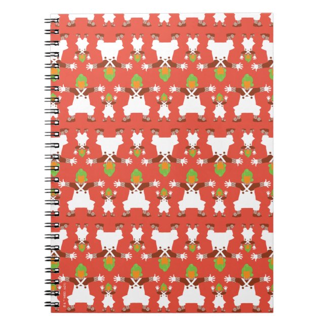 Oompa Loompa Dancing Pattern Notebook (Front)
