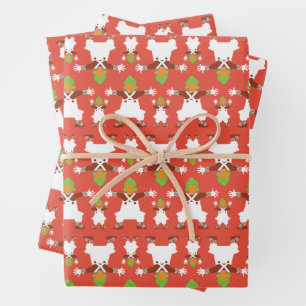 Oompa Loompa Dancing Pattern Wrapping Paper Sheets