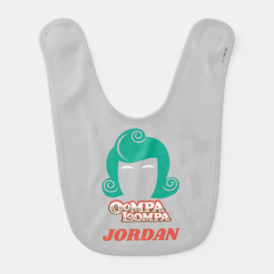 Oompa Loompa Hair Graphic Baby Bib