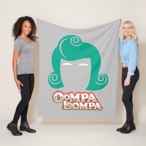 Oompa Loompa Hair Graphic Fleece Blanket
