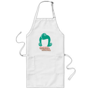 Oompa Loompa Hair Graphic Long Apron