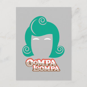 Oompa Loompa Hair Graphic Postcard