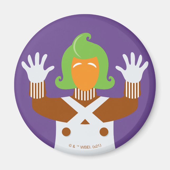 Oompa Loompa Hands Up Magnet (Front)