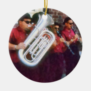 Oompah Band Ceramic Ornament