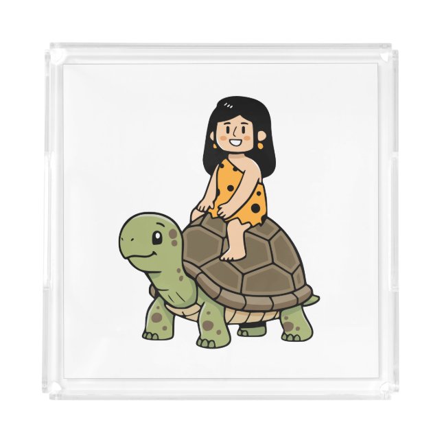 Oona and the Tortoise Acrylic Tray (Front)