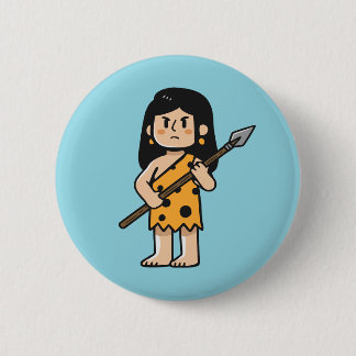Oona Cave woman Button