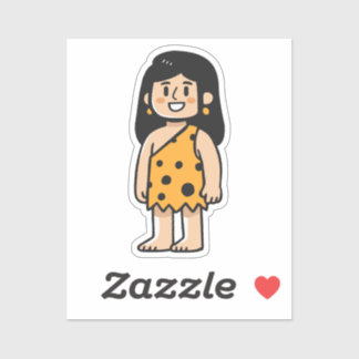 Oona Cave woman Sticker