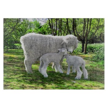 "oona & Her Twins" Cutting Board by TabbyHallDesigns at Zazzle