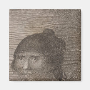 Oonalashka woman, Alaska Magnet