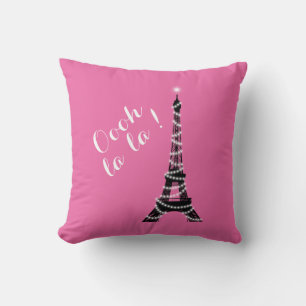 Oooh La La Throw Pillow pink