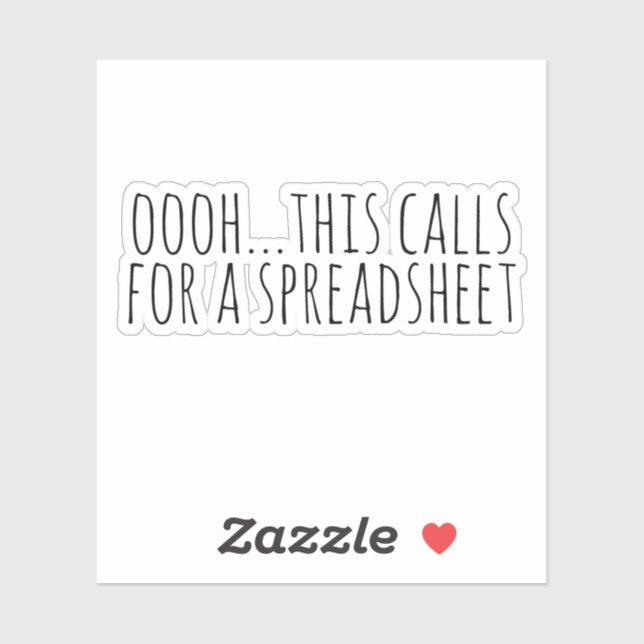 oooh this calls for a spreadsheet sticker (Sheet)