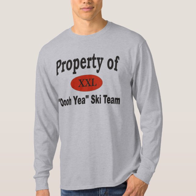 Oooh Yea Ski team - Membership Roster T-Shirt (Front)