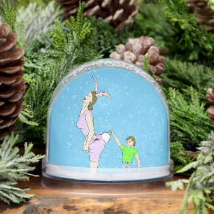 oooo fuzzy  snow globe