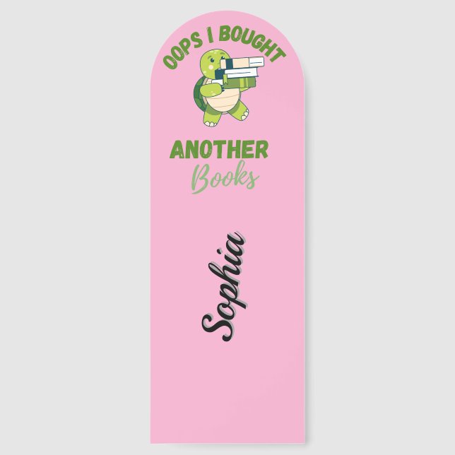Oops Bought Book Again Reading Meme Literature Ner Bookmarks (Front)