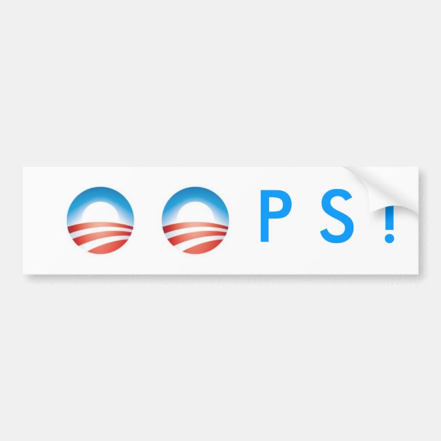 OOPS! BUMPER STICKER (Front)